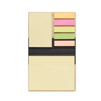 VISIONBAM Bamboo sticky note memo pad Black