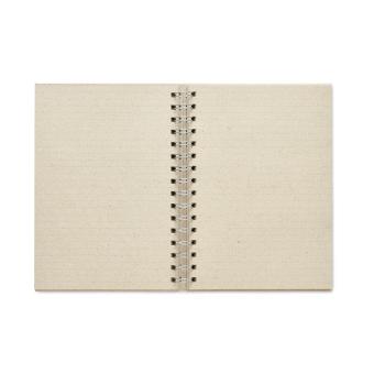 GRASS BOOK DIN A5 Notizbuch Graspapier Beige