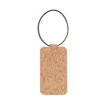 OVALIS Cork luggage tag Fawn