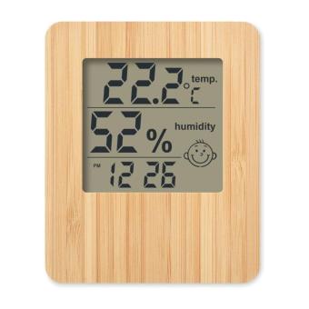 SUNCITY Bamboo weather station Timber