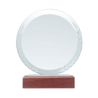 KEEN Round award plaque Brown