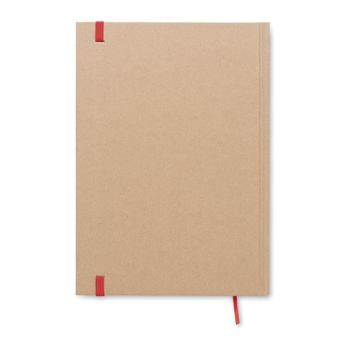 MUSA 120recycled page notebook Red