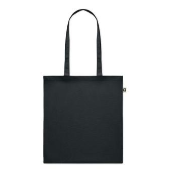 ZOCO COLOUR Recycled cotton shopping bag Black