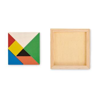 Tangram puzzle in wood Timber