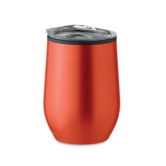 CHIN CHAN Doppelwandiger Trinkbecher 350 Rot