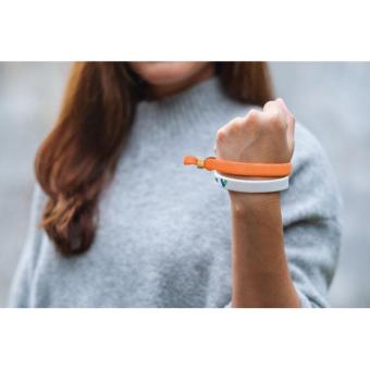 FIESTA RPET polyester wristband Orange