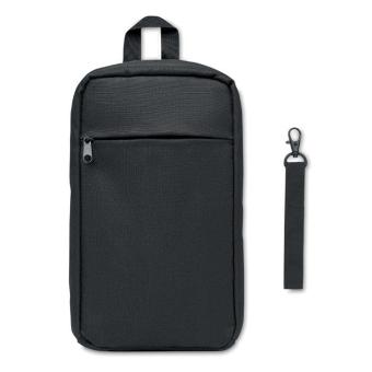 CEBAG Cross chest bag in 600D Rpet Black