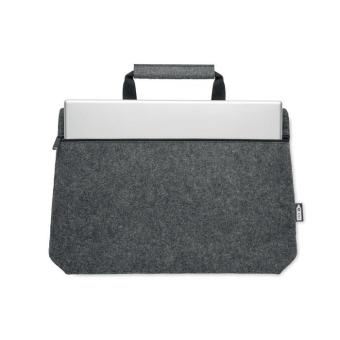 TAPLA Laptop Tasche RPET-Filz Steingrau