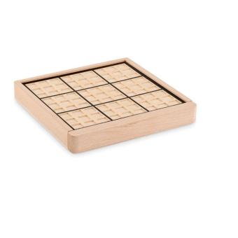 Wooden sudoku board game Timber