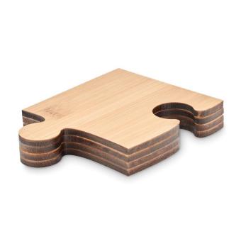 LEPY Untersetzer-Set Bambus Holz