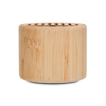 ROUND LUX Round bamboo wireless speaker Timber