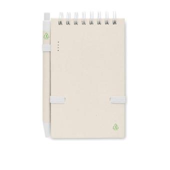 MITO SET A6 milk carton notebook set White