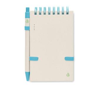 MITO SET A6 milk carton notebook set Turqoise