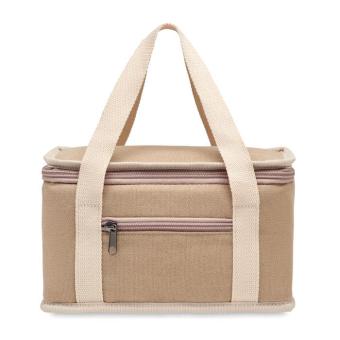 KECIL Kühltasche Canvas für Dosen Beige