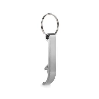 OVIKEY Recycled aluminium key ring Silver