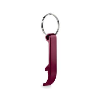OVIKEY Schlüsselring mit Kapselheber Bordeaux