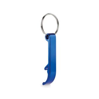 OVIKEY Recycled aluminium key ring Aztec blue