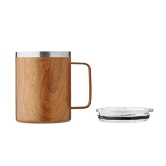 NAMIB MUG Doppelwandiger Becher 300 ml Braun