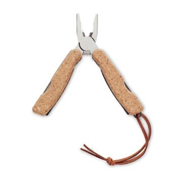 PLIERKORK Multi tool pocket knife cork Fawn