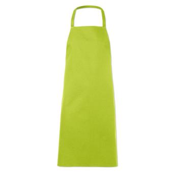 KITAB Kitchen apron in cotton Lime