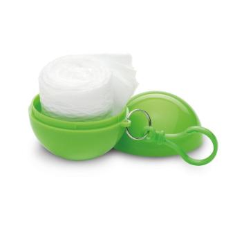 NIMBUS Poncho in round container Lime