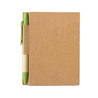 CARTOPAD Recycled notebook with pen 