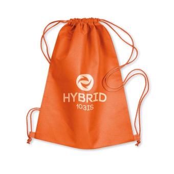 DAFFY 80gr/m² nonwoven drawstring Orange