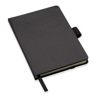 NOTALUX A6 notebook with pen 72 lined Black