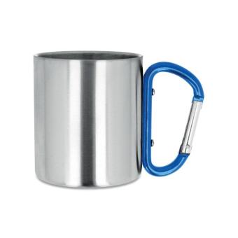 TRUMBO Metal mug & carabiner handle Aztec blue