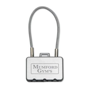 THREECODE Security lock Flat silver