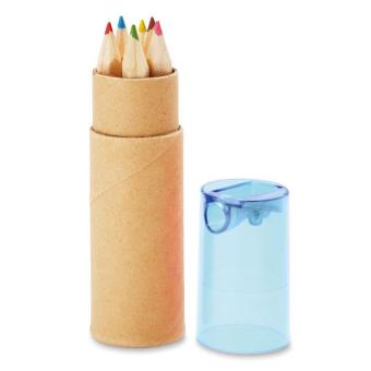 PETIT LAMBUT Buntstifte-Set Transparent blau