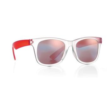 AMERICA TOUCH Sunglasses with mirrored lense Red