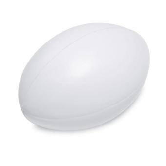 MADERA Anti-stress PU rugby ball White
