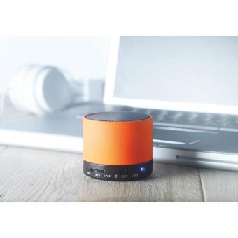ROUND BASS Round wireless speaker Orange