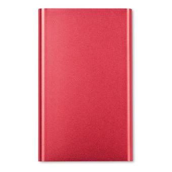 POWERFLAT Flat power bank 4000 mAh Red