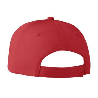 BASIE 6 panels baseball cap Red