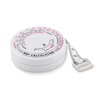 MEASURE IT BMI measuring tape White