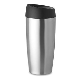 UPPSALA Double wall travel cup 350 ml Flat silver