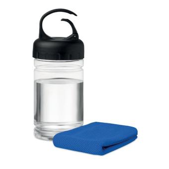 FRIS Cooling towel in PET bottle Bright royal