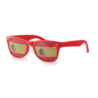 FLAG FUN Glasses country Red