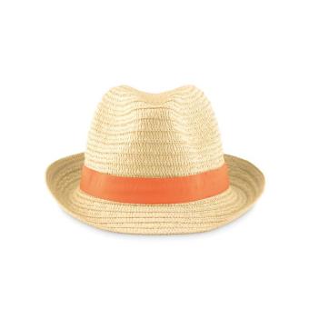 BOOGIE Paper straw hat Orange