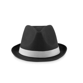 WOOGIE Coloured polyester hat Black