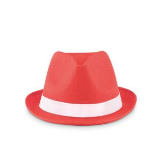 WOOGIE Coloured polyester hat Red