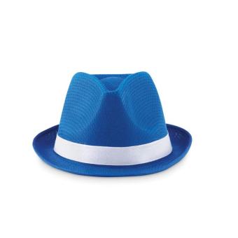WOOGIE Coloured polyester hat Bright royal