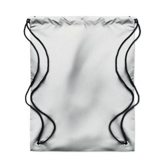 SHOOP REFLECTIVE Reflective drawstring bag Silver