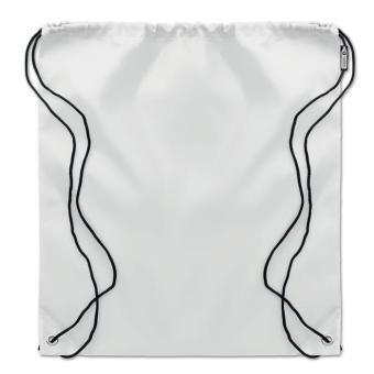 SHOOPPET 190T RPET drawstring bag White