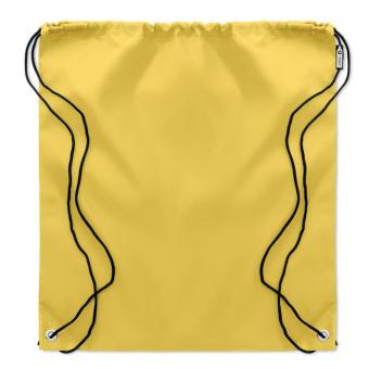 SHOOPPET 190T RPET drawstring bag Yellow