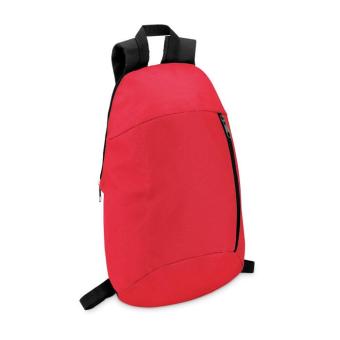 TIRANA Backpack with front pocket Red