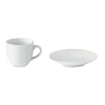 Espresso cup and saucer 80 ml White