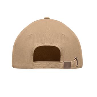 TEKAPO Baseball cap 6 panels 270g/m² Beige